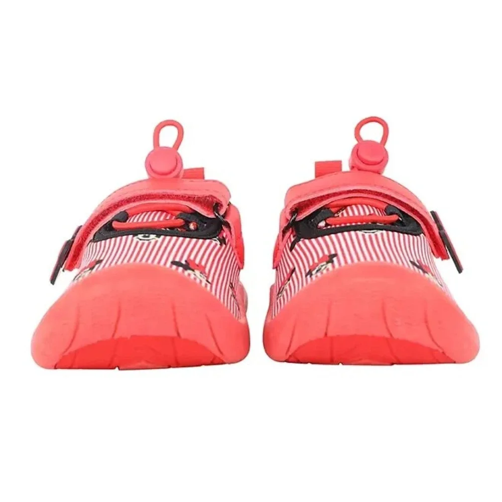 Disney Minnie Mouse Toddler Girls Red Water Shoes Size 13/1 Polka Dot Slip-On